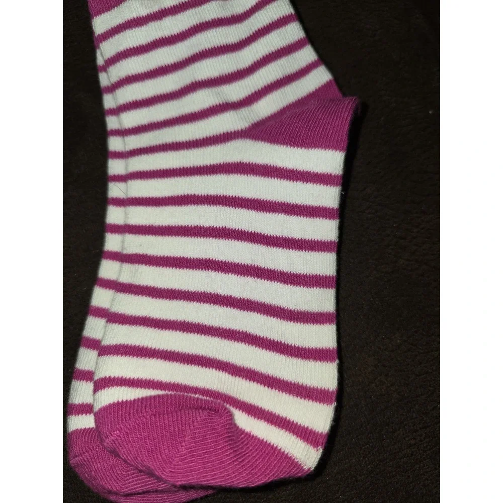 Gymboree purrfectly fabulous striped socks size 11-12 shoe small nwt
